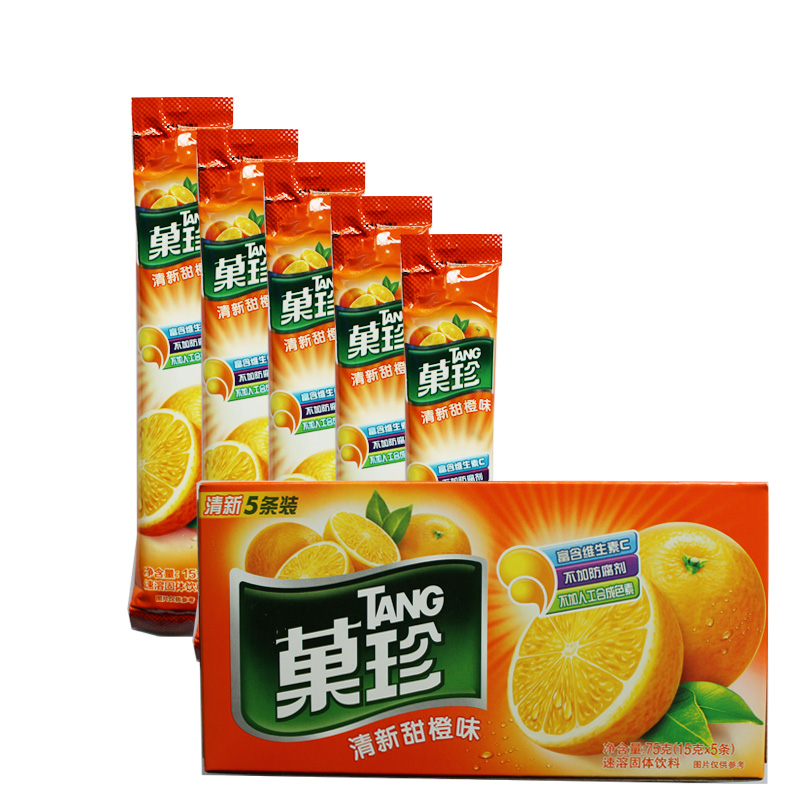 亿滋卡夫果珍/维c菓珍/清新甜橙味75g果汁粉/速溶固体