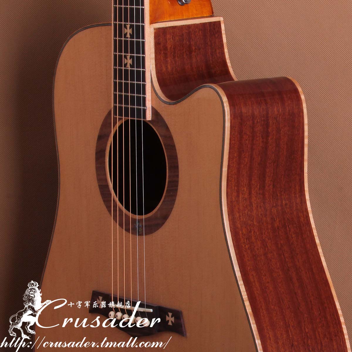 十字军吉他旗舰店CF-6021CFM 41寸民谣吉他