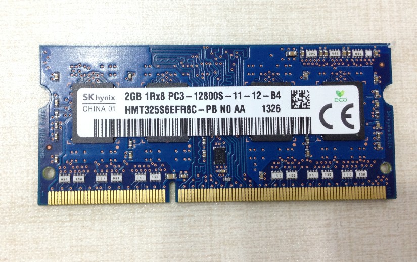 现代 海力士 2g ddr3 1600 mhz pc3-12800s 笔记本内存条 hynix