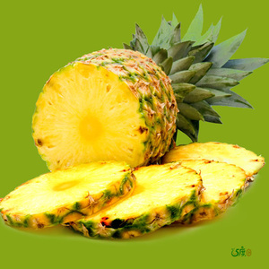 台湾进口无眼菠萝 金钻凤梨树上红凤梨新鲜水