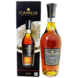 进口洋酒 camus卡慕vsop1000ml干邑白兰地法