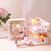 智趣屋diy小屋手工小房子，中国风拼装模型木制玩具创意生日礼物女
