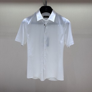 bosssunwen春夏商务白色，短袖衬衫1223212679801380