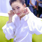 2024春季韩国东大门纯棉白色衬衫女长袖，宽松泡泡袖设计感小众衬衣