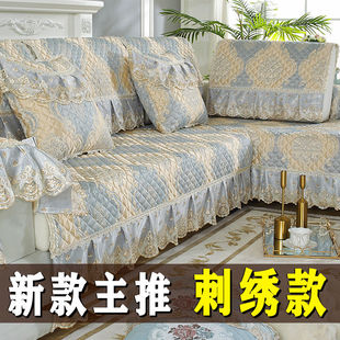 组合沙发垫1+2+3套装四季通用布艺，欧式防滑坐垫简约现代全包加厚