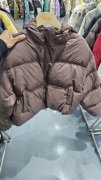 东大门高端短款羽绒服女2023冬韩版小个子高腰，加厚面包服外套
