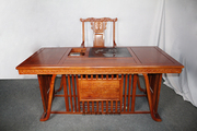 中式古典家具茶桌椅组合实木茶台桌花梨木纯实木茶道桌办公家用