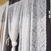 欧式巴洛克风蕾丝纱帘，窗纱白色成品隔断阳台，卧室客厅窗帘穿杆柜帘