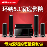 Qisheng/奇声 D-10家庭影院5.1套装音响组合家用功放低音炮