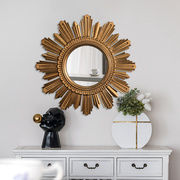 欧式复古装饰镜壁挂玄关镜，艺术餐厅镜异形，壁炉镜客厅镜酒店化妆镜