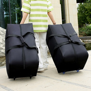 旅行包超大容量行李包带轮搬家袋托运包打工装被褥包可折叠收纳包