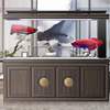 汉霸大型超白玻璃中式龙鱼缸(龙鱼缸)生态，底滤鱼缸客厅家用办公室智能水族