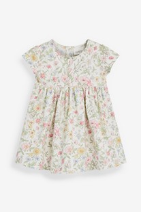 英国NEXT童装女童短袖连衣裙女宝婴儿水果彩虹公主裙纯棉裙子