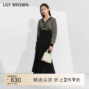 lilybrown春夏款纯色高腰，修身不规则，鱼尾裙lwfs221250