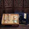 功夫茶壶茶杯定茶海套装旋转出水陶瓷人，青瓷整套茶具古陶自动6