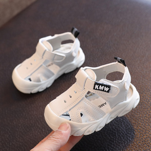 软底男宝宝凉鞋婴幼儿学步鞋，0一1-3岁防滑夏季小童鞋子女婴儿夏天