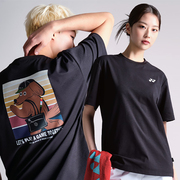 2024春夏韩国yonex尤尼克斯羽毛球，服男女同款，半速干短袖t恤