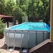 大型儿童游泳池家用免充气游泳池大号支架水池折叠加厚宠物养鱼池