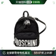 香港直邮Moschino 莫斯奇诺 女士包袋黑色尼龙双肩包 B7609-8201-