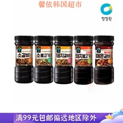 韩国进口食品清净园烤肉酱辣味猪排酱腌肉排骨烤肉酱调料酱汁840g