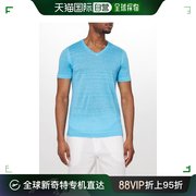 香港直邮120%lino男士v领亚麻针织t恤