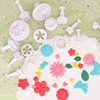 翻糖蛋糕模具diy工具雏菊，云朵蝴蝶结塑料，压模卡通饼干弹簧印花