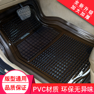 车垫脚垫防水透明车用通用型，塑料汽车易清洗(易清洗)垫子，四季防滑胶垫硅胶