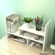 简易组合书架创意，桌上小书架办公室，木质置物架桌面收纳架