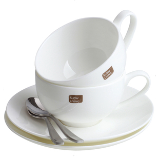泰摩骨瓷咖啡杯碟套装陶瓷简约咖啡器具欧式下午茶杯子配咖啡勺