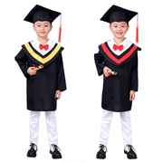 儿童博士服演出服摄影服装幼儿园小学生学士服帽毕业礼服