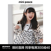 时尚系列minipeace太平鸟童装女童波点连衣裙春季公主裙