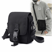 单肩包男士包包斜跨包运动小型挎包2024手机小包背包帆布男包
