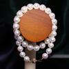 收藏级10-11mm正圆无暇天然淡水珍珠纯珠项链女感送妈妈礼物女颈