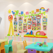 宝宝成长照片墙贴纸，亚克力相框3d儿童，房间布置幼儿园墙面装饰贴画