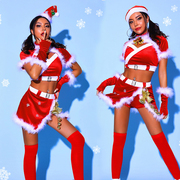 圣诞节主题服装cos性感，2023ds演出服装女bgo酒吧gogo跳舞套装