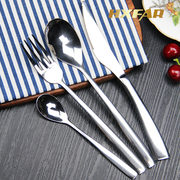 hxfar牛排叉勺子套装，304不锈钢欧式家用西餐，餐具二三四件