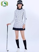 g-life高尔夫女装套装秋冬女款网球，服golf服装，高档款长袖短裙裤