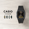 包拼邮日本casio卡西欧方块，表双显示手表，复古石英腕表女