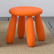 济南ikea宜家玛莫特儿童凳子，学习凳圆凳桌子椅，塑料小板凳塑料游戏