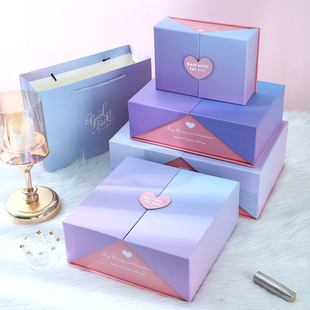 礼物盒生日礼盒空盒子，礼物包装盒大号，盒子高级感伴手礼盒