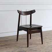 北欧简约纯实木餐椅水曲柳靠背椅，休闲咖啡椅洽谈椅白蜡木书桌椅