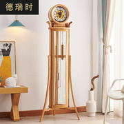 德国赫姆勒现代意式轻奢落地钟客厅创意时尚简约座钟，家用网红摆钟