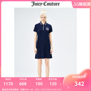 juicycouture橘滋美式夏季时尚，宽松英伦风，毛巾布短袖(布短袖)连衣裙