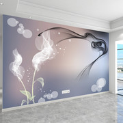 防水防潮电视背景墙壁纸墙布，客厅简约现代大气，装饰壁画3d自粘墙纸
