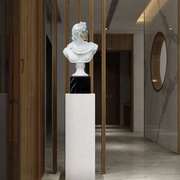 古希腊人物抽象雕塑摆件，玻璃钢玄关装置，艺术雕像样板房软装配饰