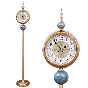 美式客厅奢华落地钟欧式创意陶瓷工艺钟家用立钟个性时钟地面钟表