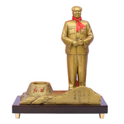 毛主席铜像全身纯铜站像毛爷爷雕塑k像毛主像摆像办公室桌面摆件