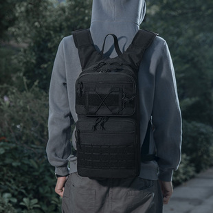户外骑行水袋背包迷彩多功能战术攻击双肩背囊野营登山旅行电脑包