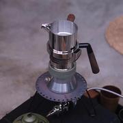 意式咖啡机PADO高压不锈钢摩卡壶蒸汽萃取拿铁式浓缩露营家