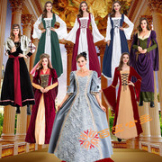 万圣节服装埃及艳后装欧洲复古宫廷洋装cosplay舞台王后演出服